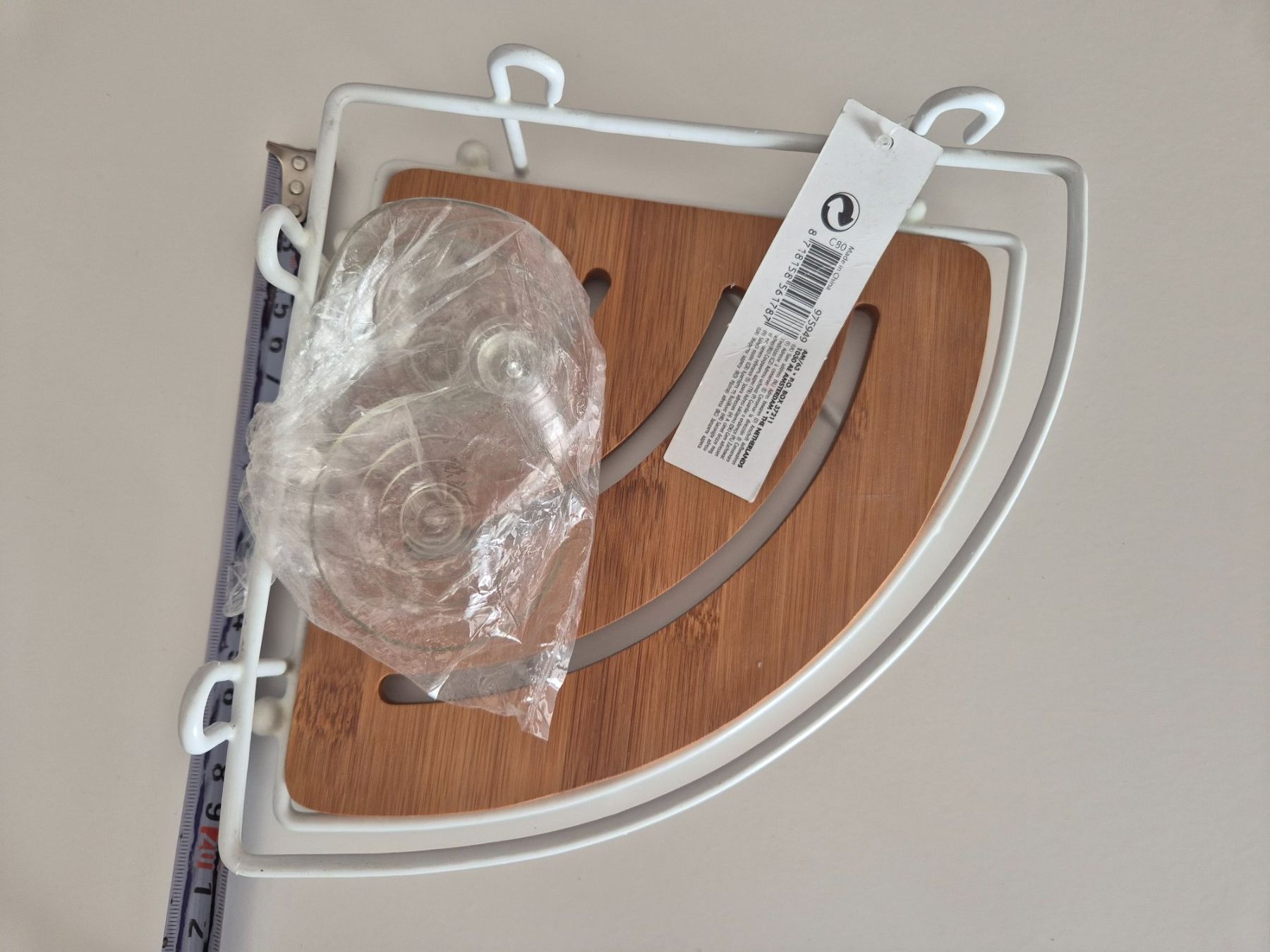 Regale: Bambus Eck-Duschregal mit Saugnäpfen – Neu und originalverpackt aus Zürich von pau_y8mv 1