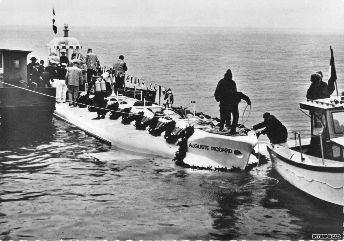 Cartoline postali: Piccard Expo 1964 // Mésocaphe U-Boot – Usato da Basel venduto da intermezzo12