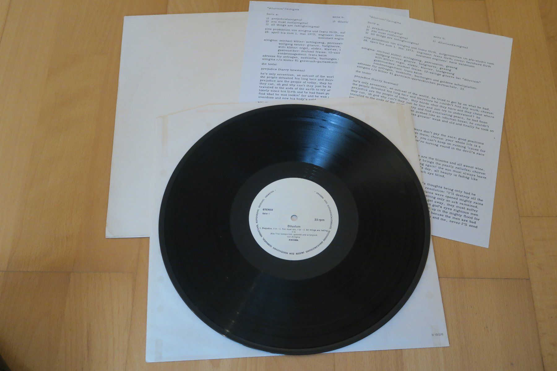Dischi in vinile: Ainigma – Diluvium – Usato da Thun venduto da Karibu70 3