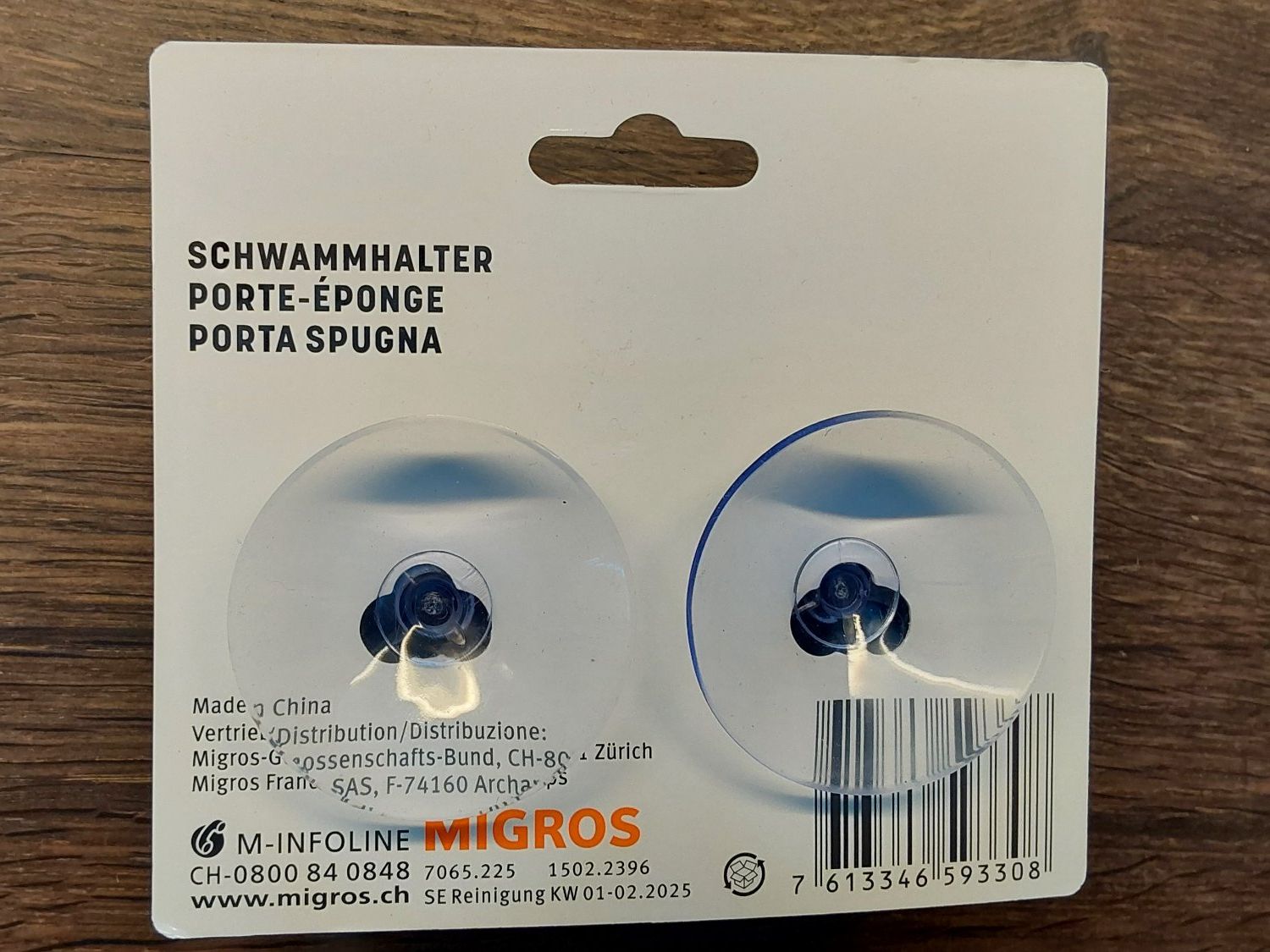 Migros Supporti a parete: Schwammhalter Migros neu – Nuovo e nell'imballaggio originale da Köniz venduto da scopello12 1