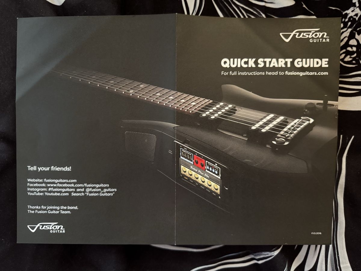 Musikinstrumente: Fusion Gitarre. – Neu (gemäss Beschreibung) aus Huttwil von Nedja0 2