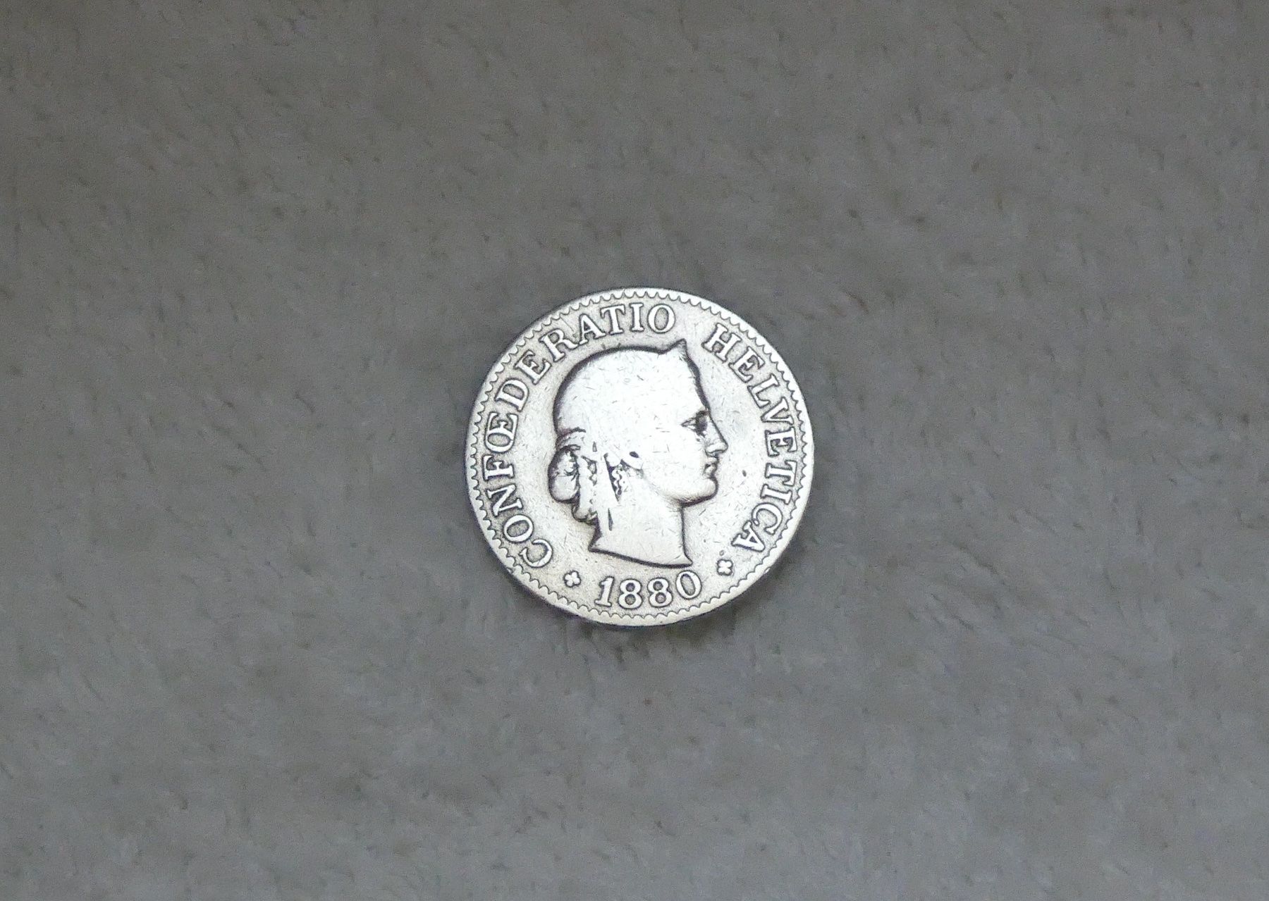 Tutti le monete: 10 centimes/Rappen 1880 – Usato da Nyon venduto da Ilmi09