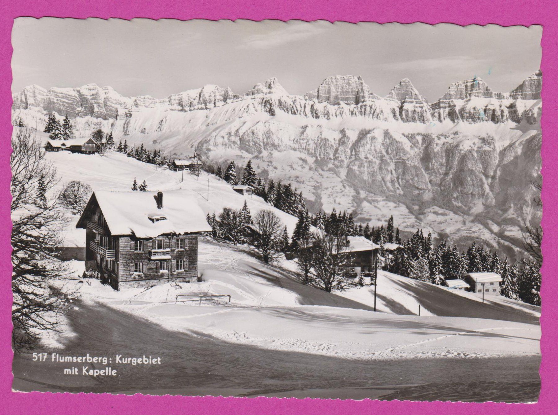 Ansichtskarten: Flumserberg   :   alte Ansichtskarte von 1955 – Gebraucht aus Vitznau von Ropaku