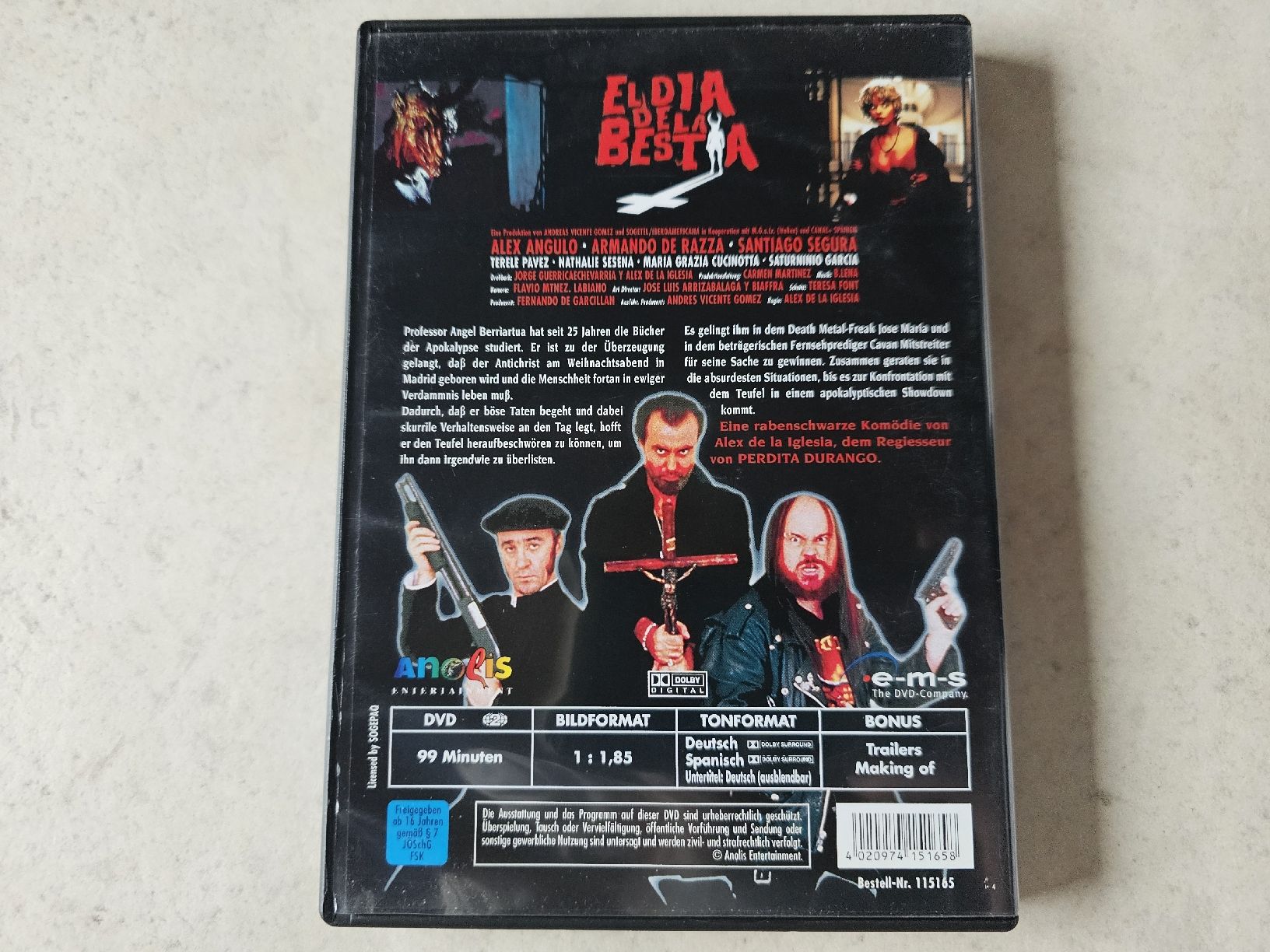 Tutti i DVDs: El Dia De La Bestia – Usato da Schneisingen venduto da backstore24 1