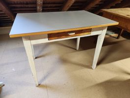 Vintage Küchentisch, 50er/60er Jahre – Resopal-Platte
