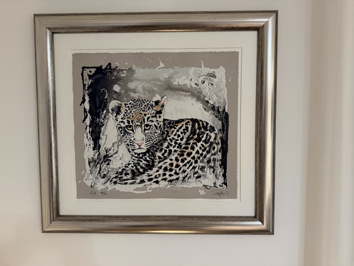 Grafica & Litografie: Rolf Knie Lithographie Tigerbaby – Usato da Kölliken venduto da Gentle 1