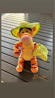 Tigger Stofftier mit Sommerhut, ca. 27cm 