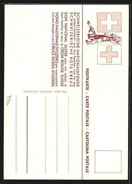 Foto, Lettere & Cartoline: sign. H. Beutler: Schweizer Ritter aus L – Usato da Berlin venduto da bartko-reher 1
