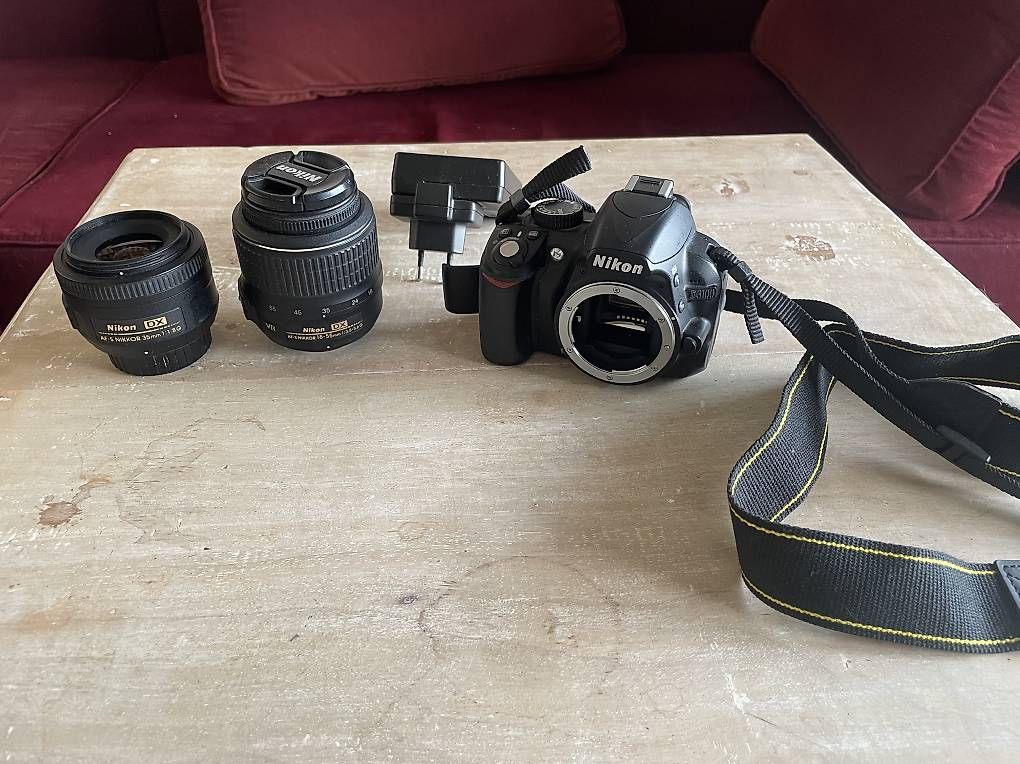 Nikon Appareil photo: Nikon 3100 mit 2 Objektiv – D'occasion à Winterthur par abo_r7ll
