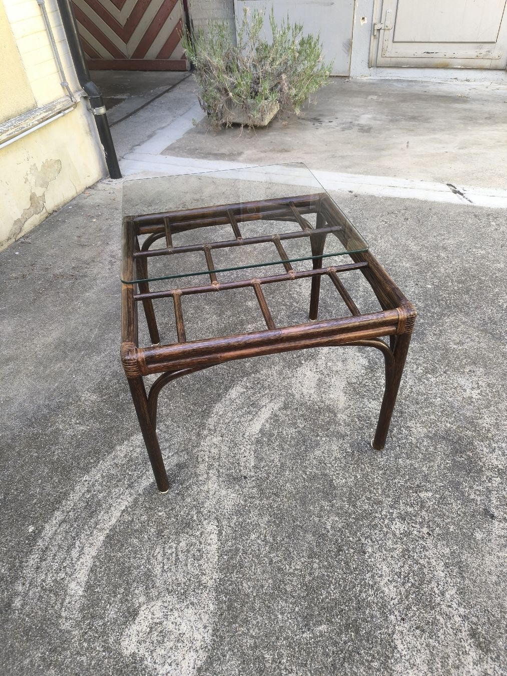 Tavoli: Rattan Beistelltisch  – Usato da Basel venduto da Patts_Lampenfieber 4