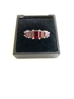 Ring Granat 925   Sterling Silber