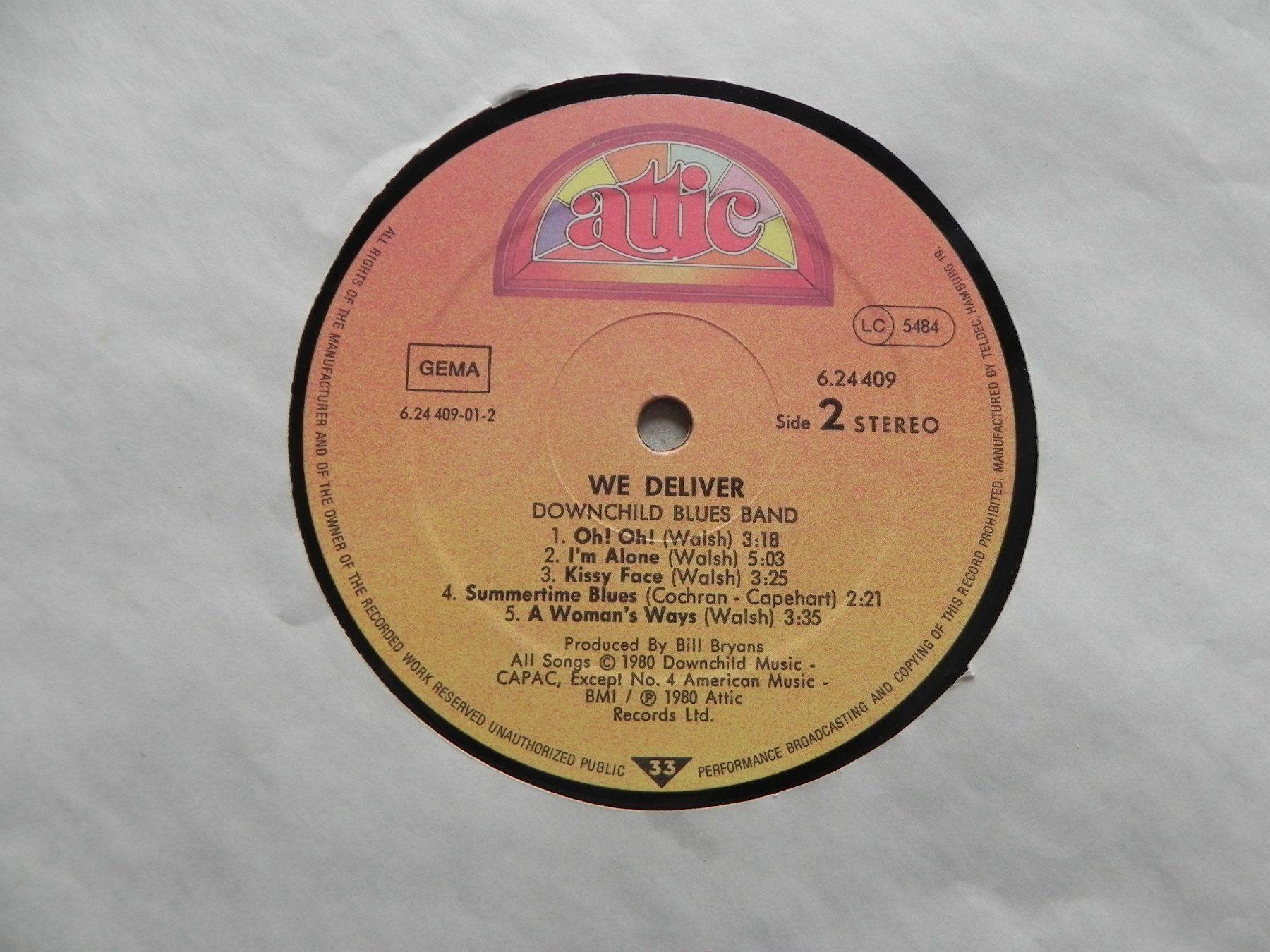 Schallplatten: LP Canada Downchild Blues Band 1980 – Gebraucht aus Siebnen von krimsie 4