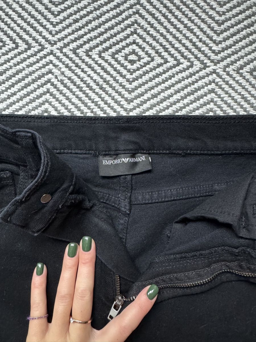 Armani Jeans: Emotion Armani black high waist jeans – Nuovo (secondo la descrizione) da Zürich venduto da ari_cr2f 4