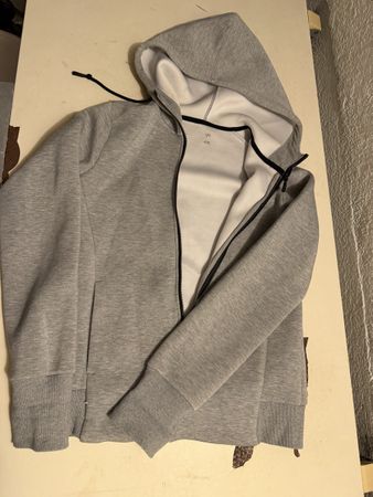 Kapuzenjacke Even&Odd Active grau Reissverschluss S