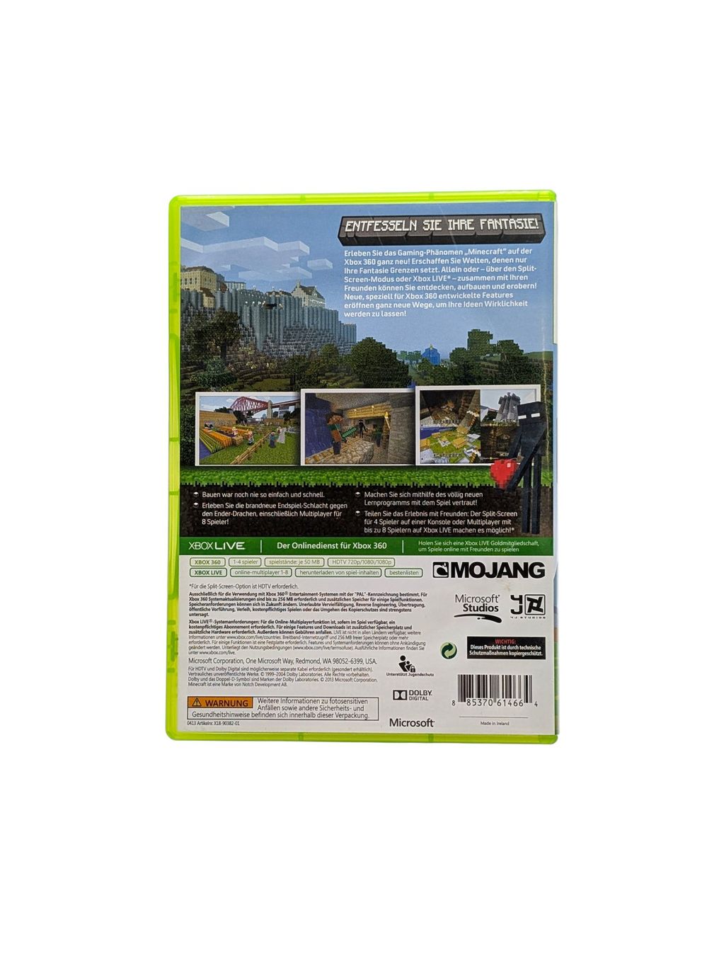 Microsoft Spiele: Minecraft Xbox 360 – Gebraucht aus Domat/Ems von IsseldorsShop 1