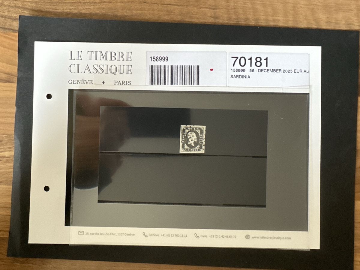 Tutti i francobolli: 1851 5c black type lll – Usato da Carouge GE venduto da V21