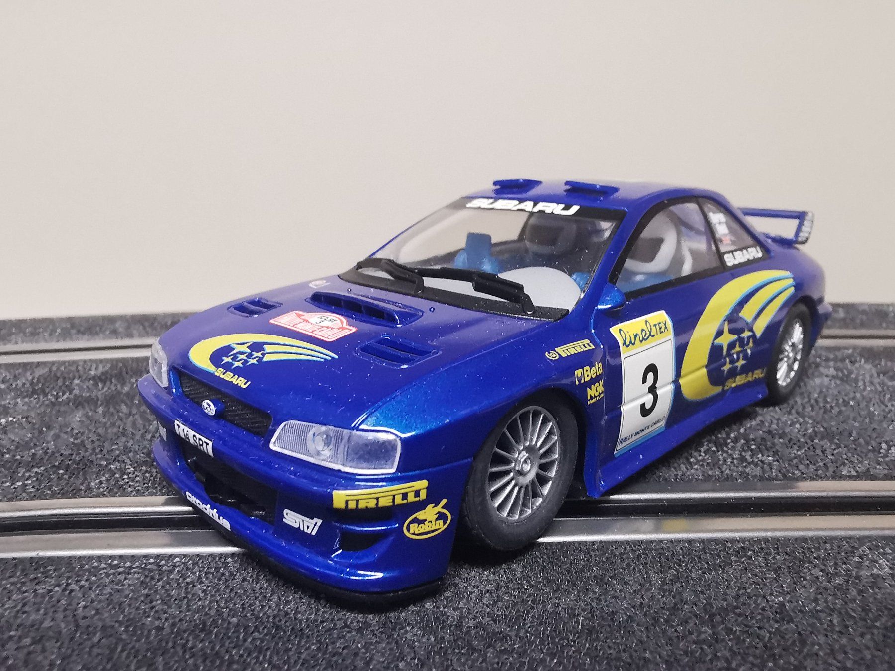 Piste: Scalextric Subaru WRX  1/32 – Usato da Winterthur venduto da Lonpos1 1