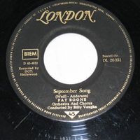 Pat Boone - September Song / Autumn Leaves (7", Big)