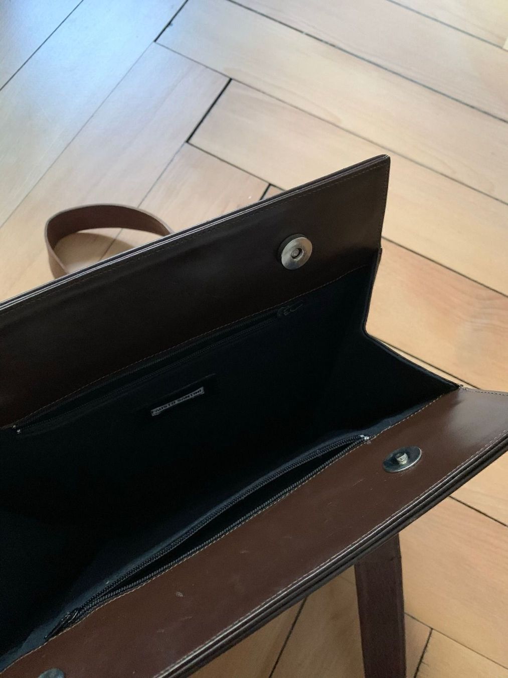 Sacs femmes: FAUSTO SANTINI Leder Tasche dunkelbraun – D'occasion à Zürich par Diazaio 4