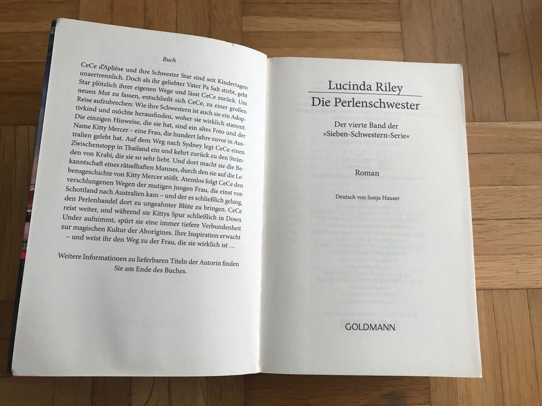 Libri: Lucinda Riley - Die Perlen Schwester – Usato da Emmenbrücke venduto da Hathor123 4