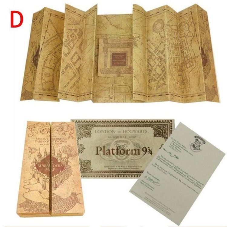 Harry Potter Die Karte des Rumtreibers Ticket 9 3/4..NEU Kaufen