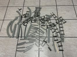 Lego Zug - alte Eisenbahn Schienen, Weichen …