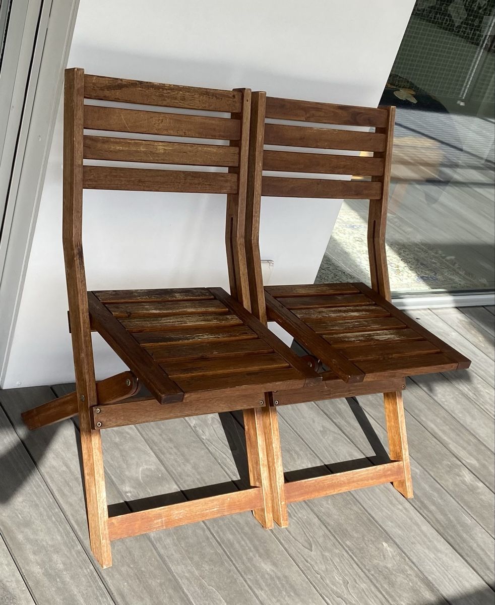 Chaises: 2 Holz Klappstühle – D'occasion à Wädenswil par JJ15