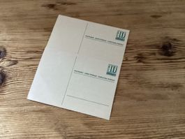 PTT Postkarten, zwei Stück, antik