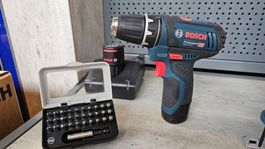Bosch Akku Bohrschrauber GSR 12V-15 & Wiha  Bit Set