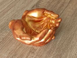 Dekorative Gipshände Handarbeit,Kerzenhalter,Schmuckbehälter