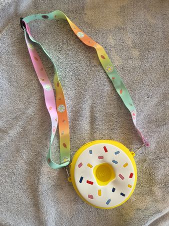 Kinder Umhängetasche Donut 🍩 – bunt – süsse Mädchen Tasche