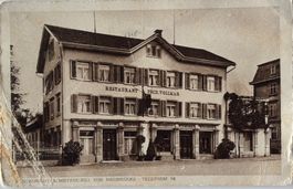 Wil, Restaurant zur Neubrücke, Feldpost Schw. Mot-Kan-Bttr.