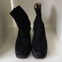 robert clergerie stiefeletten/ boots 38 wildleder