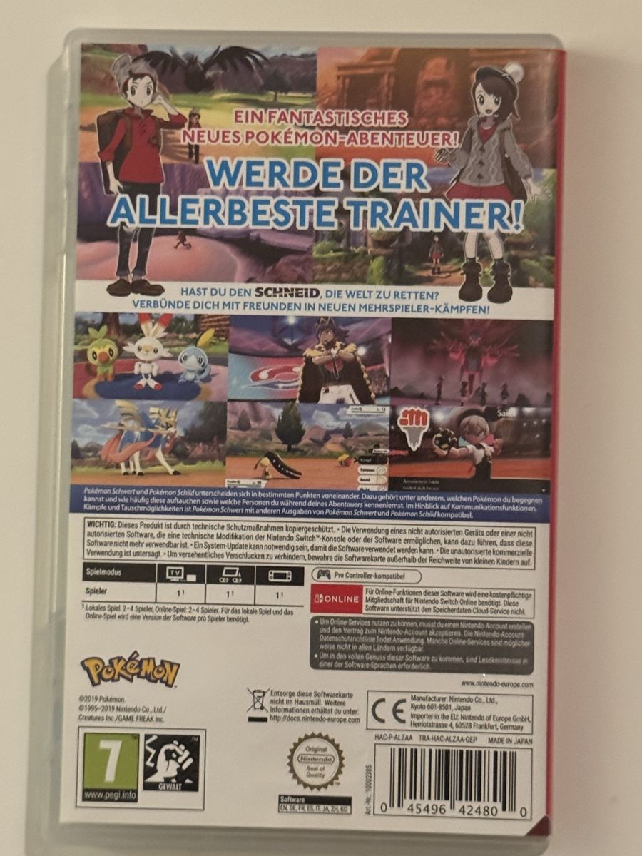 Spiele: Pokemon Schwert / Sword / Epee - Nintendo Switch – Gebraucht aus Zürich von jabo22 1