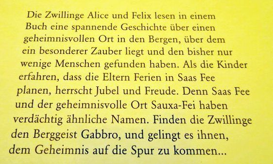 Libri: Sauxa-Fei Märchen Walliser Berge Buch Rolf Imbach – Usato da Wetzikon ZH venduto da strubeli024 2