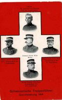 Militärkarte Truppenführer  grenbesetzung 1914