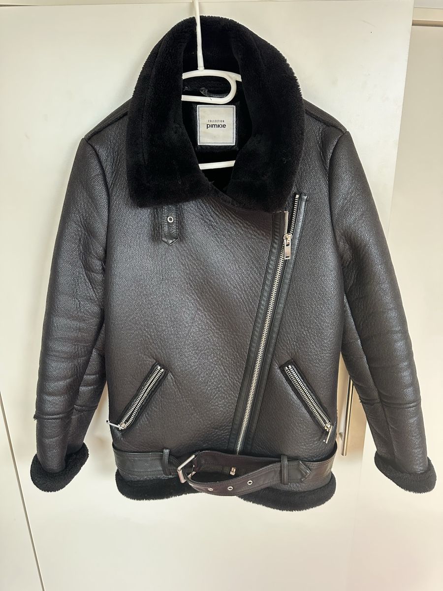 Pimkie Giacche: Leder Biker Jacke mit Fell – Usato da Beromünster venduto da Moritz0112 1