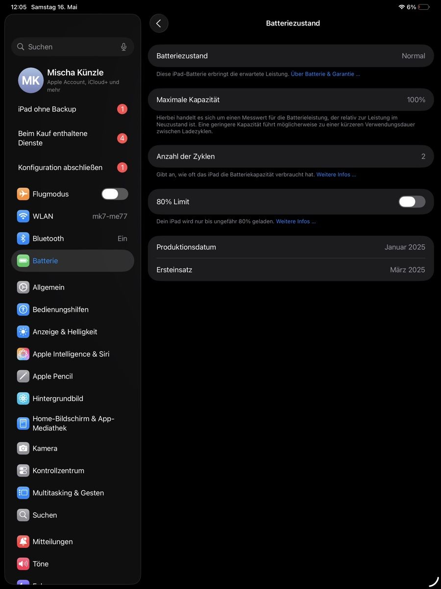 Apple Tablet PC: iPad Pro M4 13 Zoll 512gb Spaceblack – Usato da Wetzikon ZH venduto da MKVII7 2