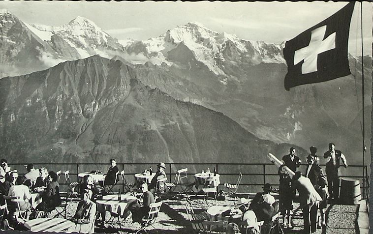 Cartes postales: SCHYNIGE PLATTE Terrasse, Mönch Jungfrau – Neuf (Voir description) à Jona par philajona