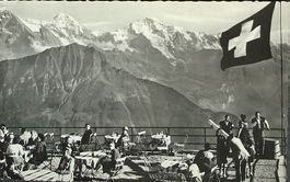 SCHYNIGE PLATTE Terrasse, Mönch Jungfrau