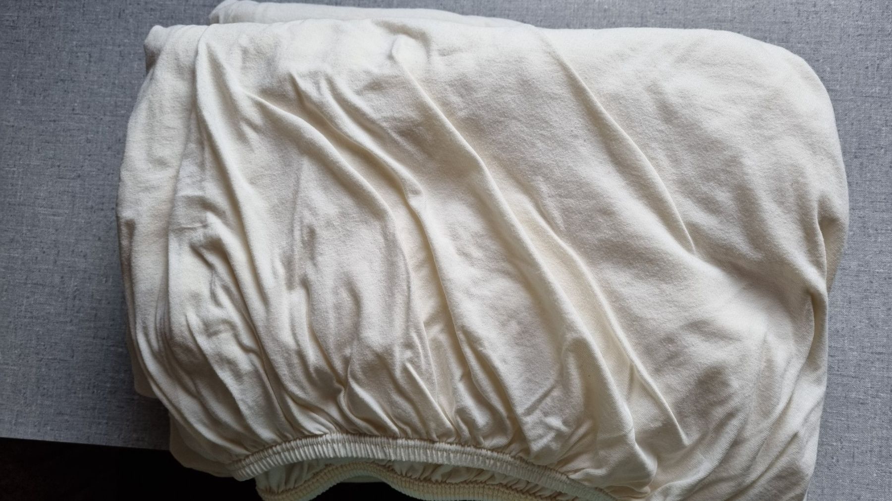 Biancheria da letto: Drap-housse 100% coton, jersey,  Naturel – Nuovo (secondo la descrizione) da Fontenais venduto da Aube-sauvage.2 1