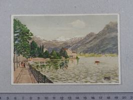 Lugano, Künstlerkarte, 1942
