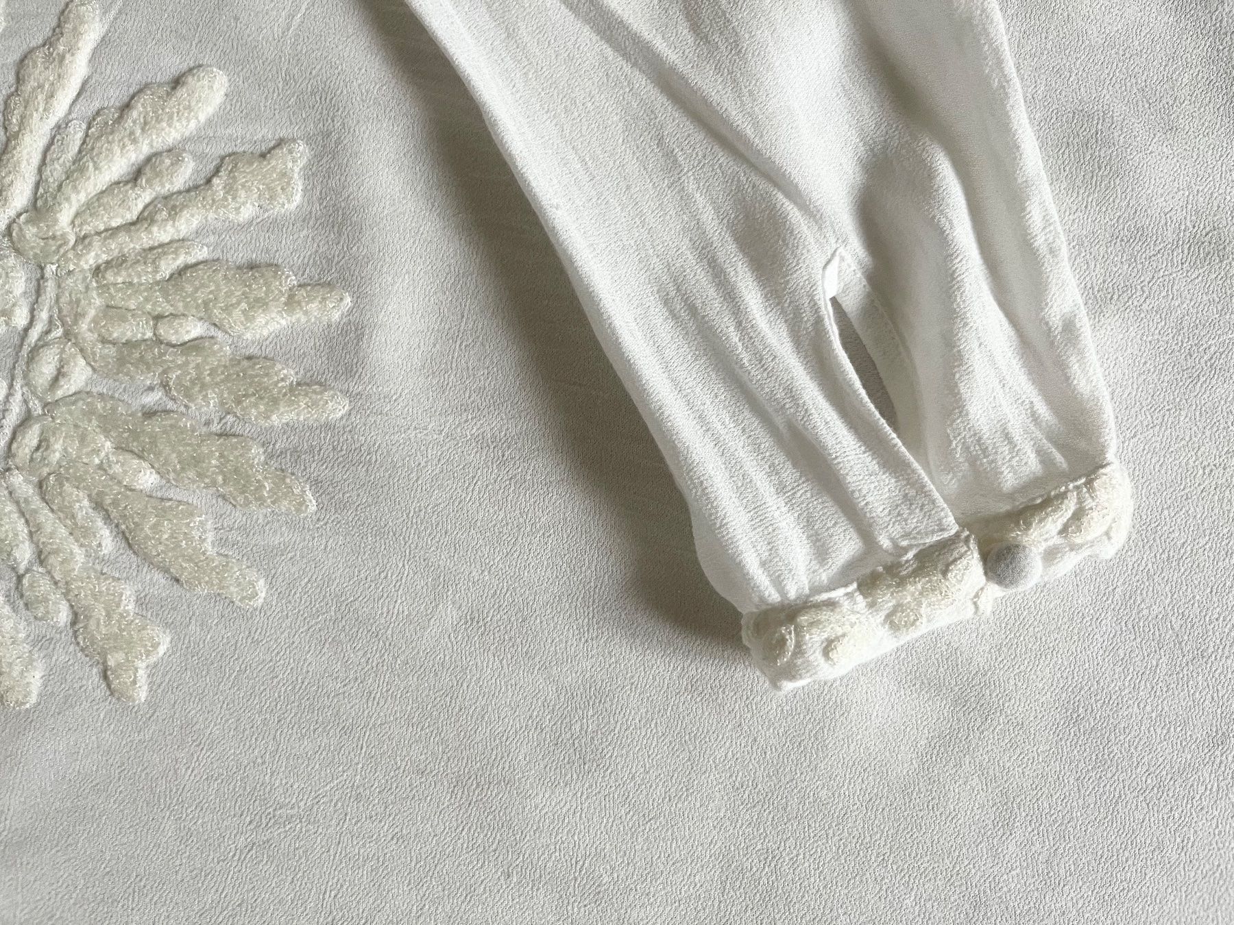 Tuniche: Mos Mosh: Bluse, weit geschnitten, creme, M – Usato da Luzern venduto da ellitussi 3
