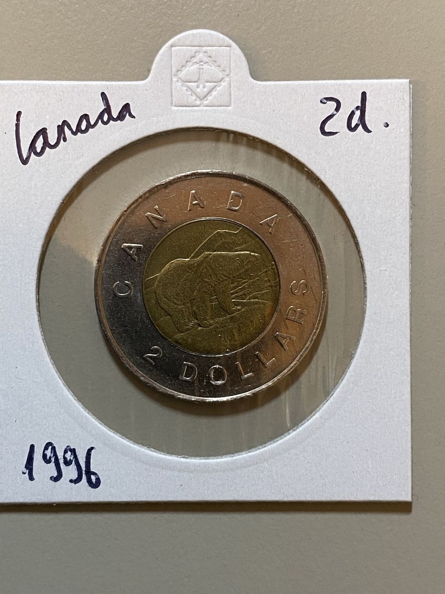Tutti le monete: Canada - 2 dollars - 1996 – Usato da Payerne venduto da Mike1682
