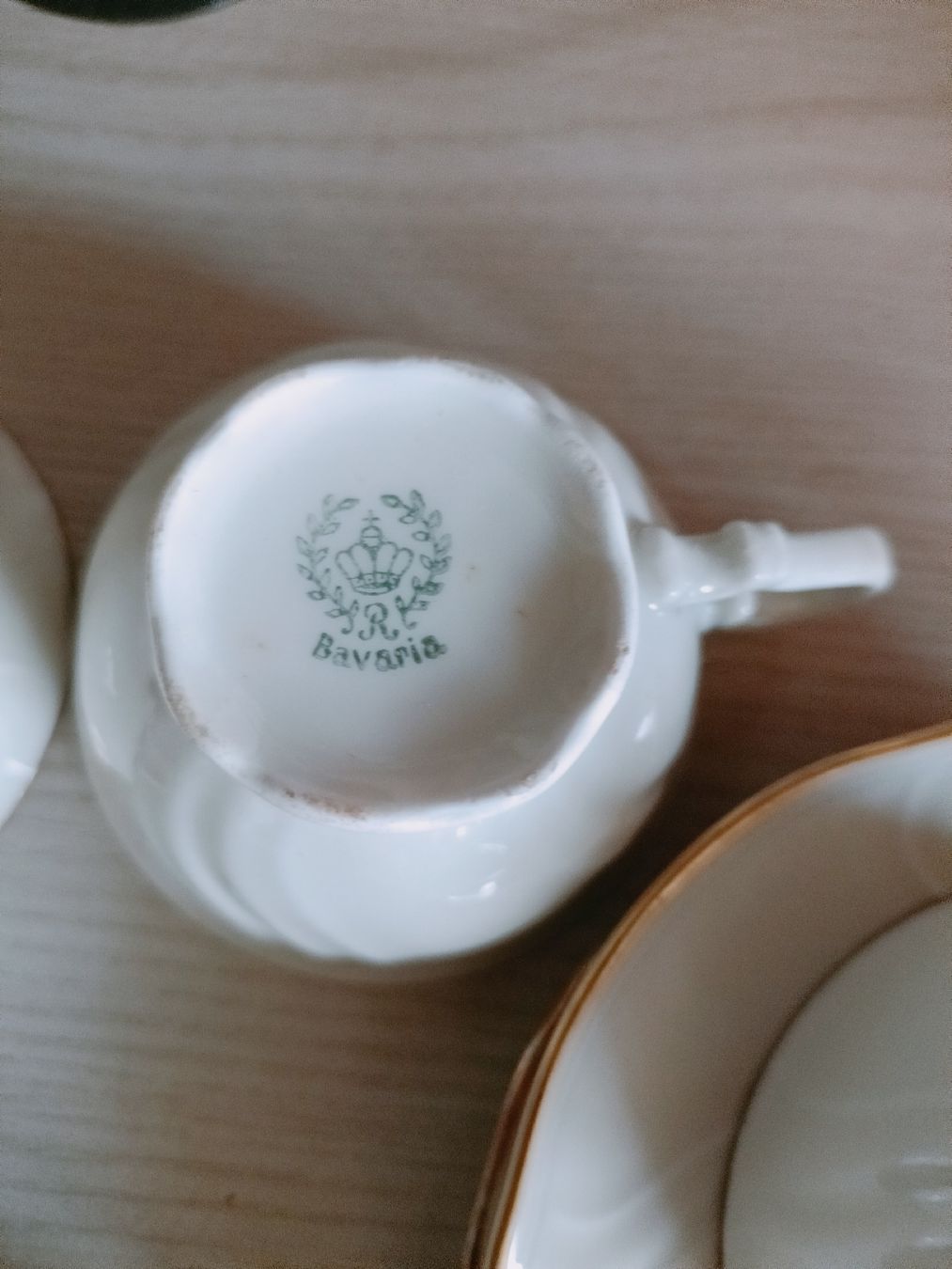 Tassen: Tazze da Caffè Bavaria Set 6 Pezzi Oro Bianco – Gebraucht aus Lugano von ycd_rv8h 3