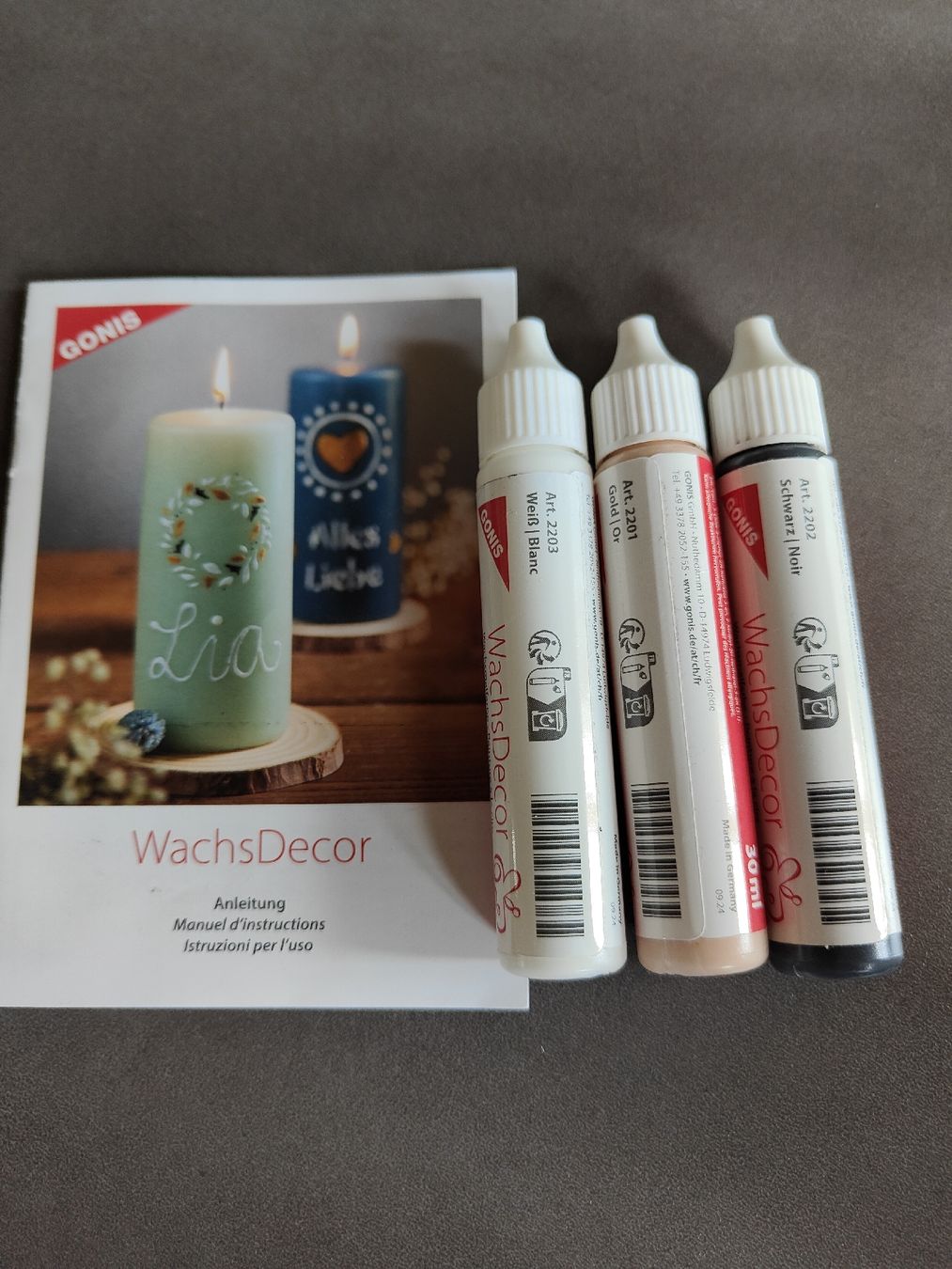 Farben: Gonis WachsDecor Stifte – Gebraucht aus Bauma von Sandro171210