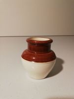 Mini Ton Topf Hell/Dunkelbraun DEKO