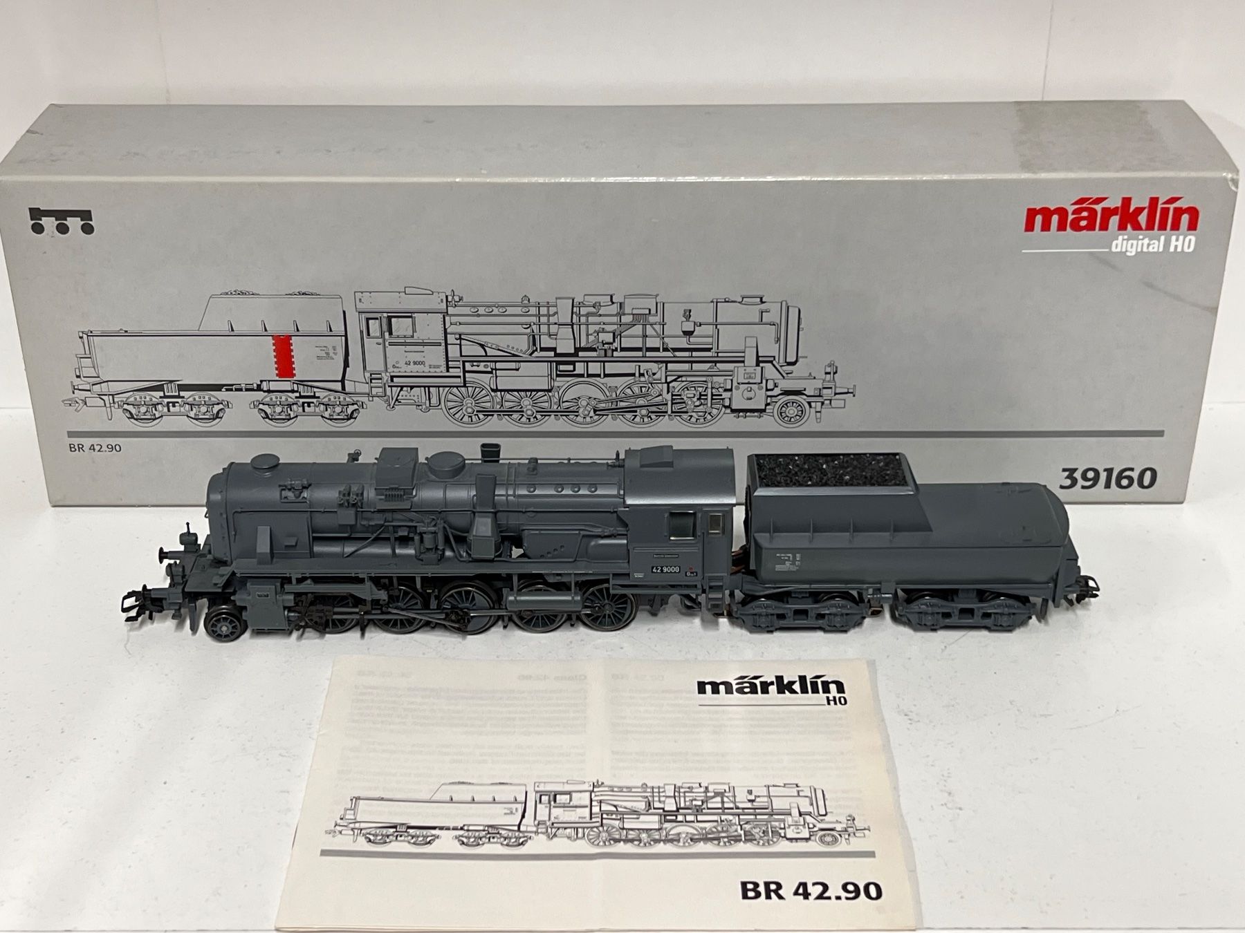 Märklin Modellini di ferrovie: Märklin 39160  BR 42.90  Digital – Nuovo (secondo la descrizione) da Neuenhof venduto da ludovicco