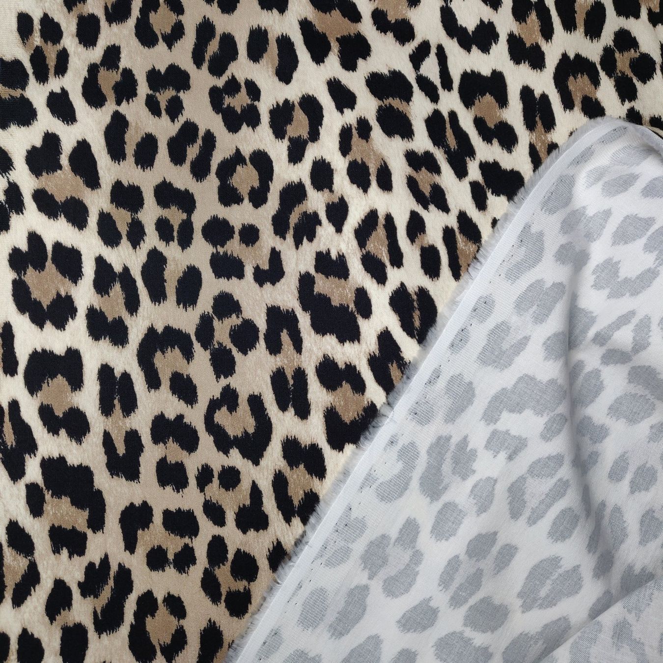 Tessuti: Designer Baumwolle Elastan 1.60x1.40m Leopardo – Nuovo (secondo la descrizione) da Lufingen venduto da Voyager7