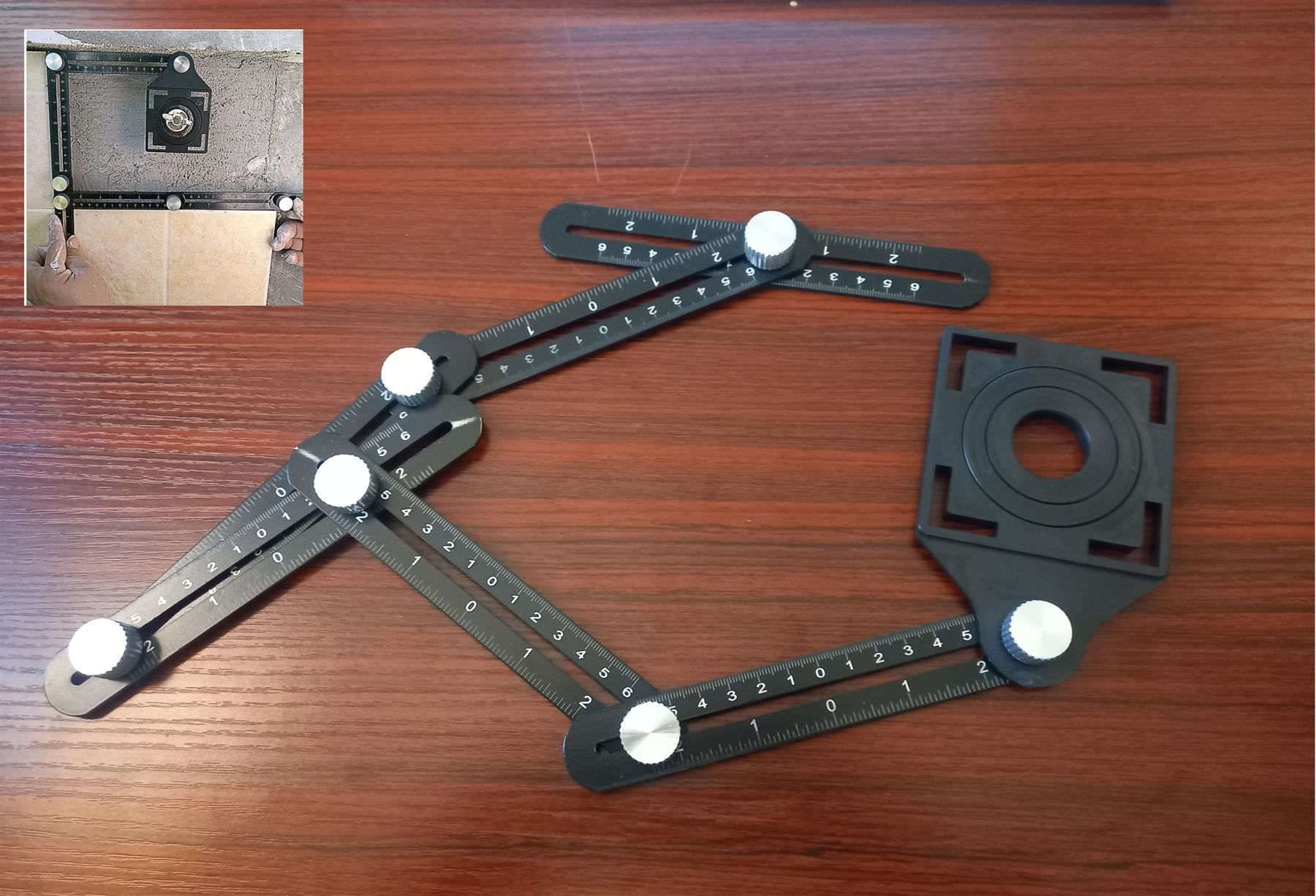 Sonstiges Schreiben & Zeichnen: Messlineal Multi-Winkel Faltbar/ Règle de Mesure Multi-angle – Neu und originalverpackt aus Bussigny von batishop
